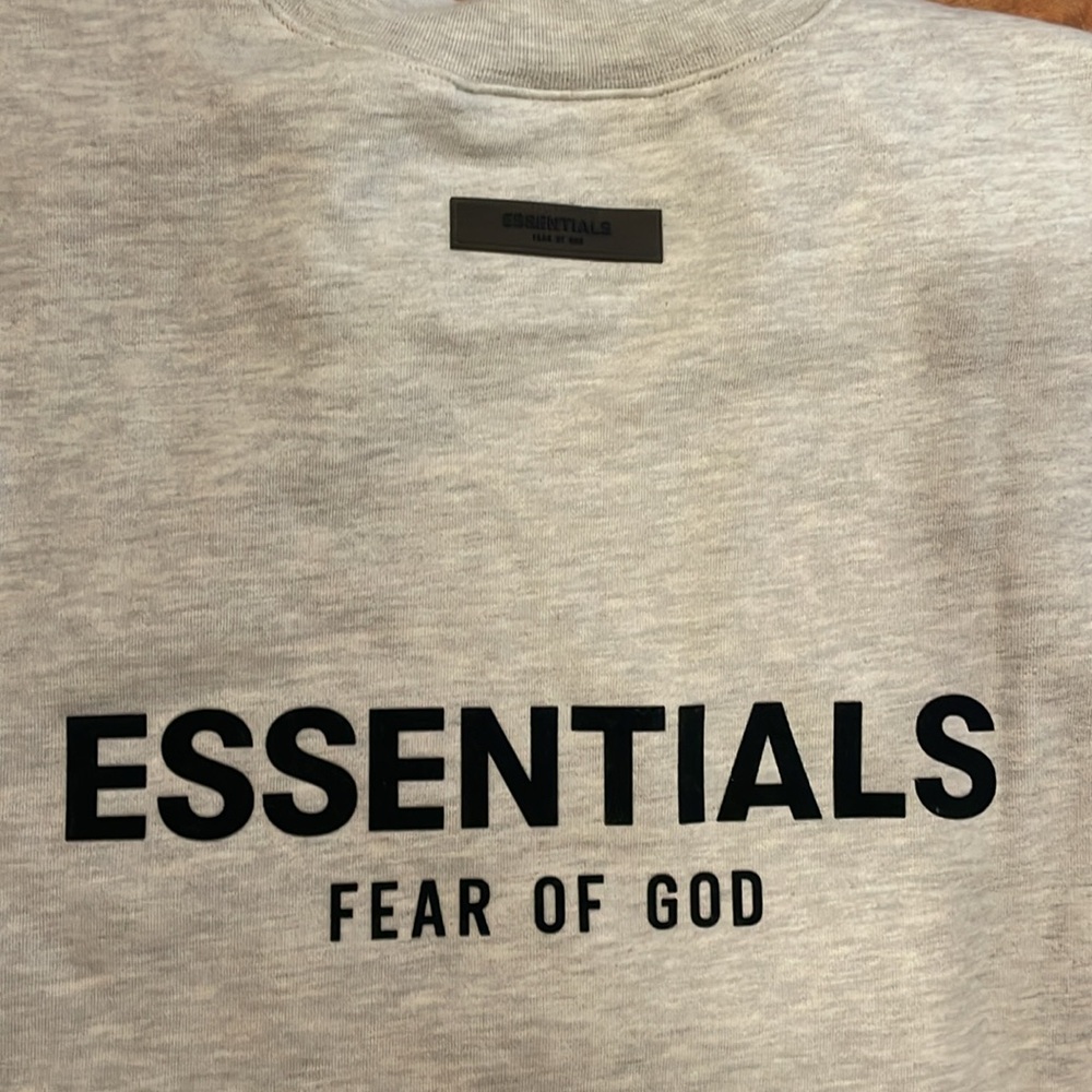 Essentials fear if god sweatshirt mens